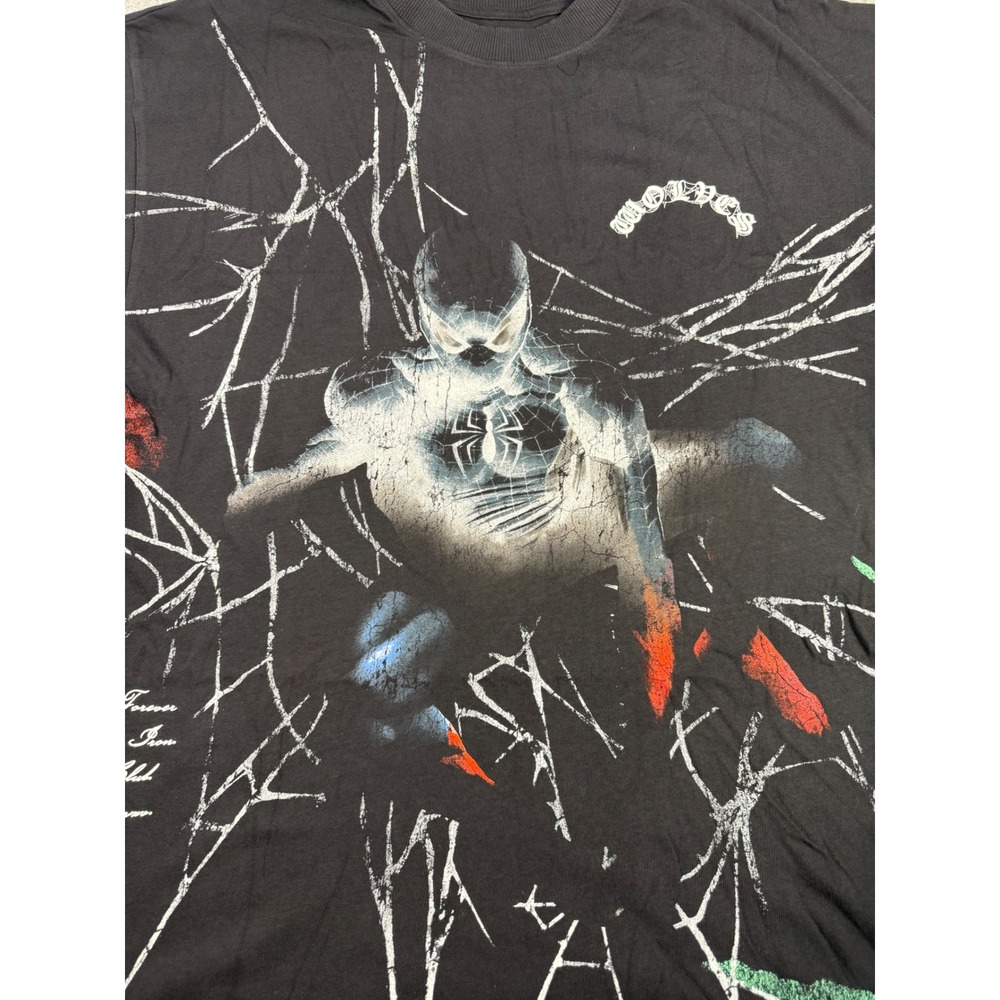 Darc Sport Marvel Spider-Man Wolves Graphic Tee Black Medium